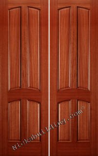 4 panel double doors 8' 0"