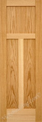 OAK SHAKER DOORS 3 PANELS