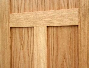 Oak Shaker door closeup