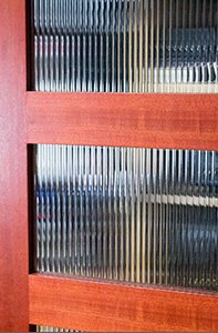 Reeded Glass for Shaker Doors